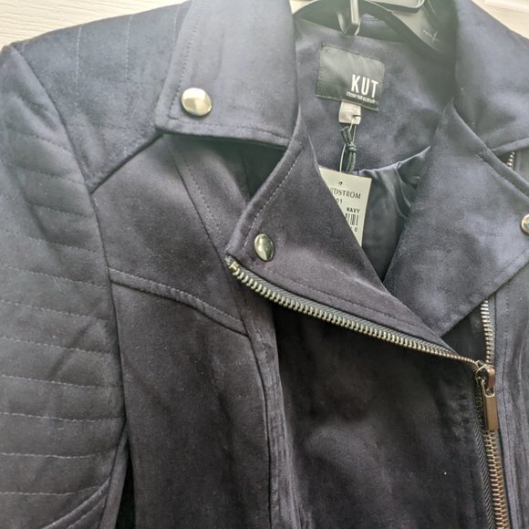 Kut From The Kloth Suede Moto Jacket - Picture 3 of 6